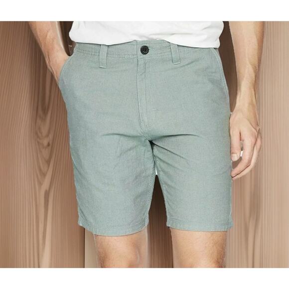 O'Neill Scranton Chino Walk Shorts Khakis Green Size 36 New Fast Shipping - Picture 1 of 10